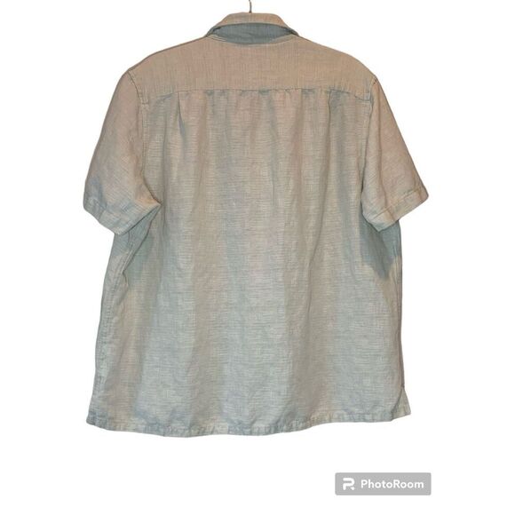 Tasso Elba, short sleeve button down size XL - Picture 2 of 6